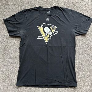 Reebok Pittsburgh Penguins Crosby Black Short Sleeve Tee